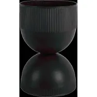 Present Time Plant Pot Tonar Medium - Black - H 39CM