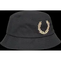 Fred perry Bold Branding Canvas Buckethat - Black - S