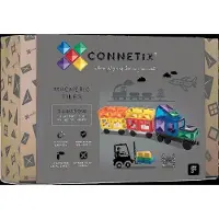 Connetix Rainbow Transport Pack 50 Pieces - Multi/patterned - ONE SIZE