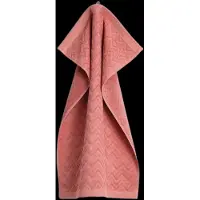 Gant Jacquard Herringbone Towel 50X70 - Coral - 50X70