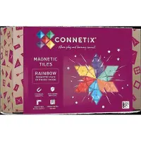 Connetix Magneettisetti - 30 Osaa - Rainbow Geometriapakkaus - - OneSize - Magneettiset lelut