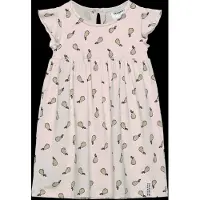 Geggamoja Bamboo Flounce Dress Pears - Cream - 110/116