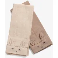 Elodie details Baby Napkins 2Pcs - Faded Rose / Powder Pink - Pink - ONE SIZE