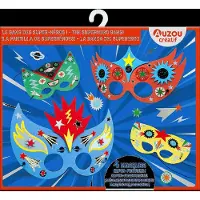Auzou Activity Kit - Masks To Decorate - Superheroes - Multi/patterned - ONE SIZE