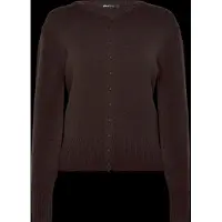 Gina Tricot Knitted Cardigan - Brown - XS