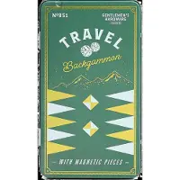 Gentlemen's Hardware Rejse Spil Backgammon - Green - ONE SIZE