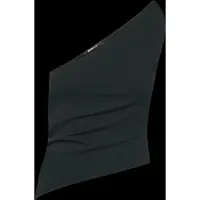 Gina Tricot Twist Top - Black - XL