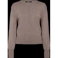 Gina Tricot Knitted Cardigan - Brown - S