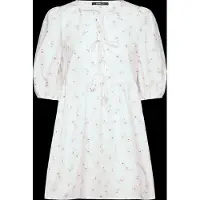 Gina Tricot Front Tie Dress - White - M