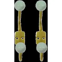 House Doctor - Ball Seinäkoukku 13x2x7 cm 2 kpl Aqua