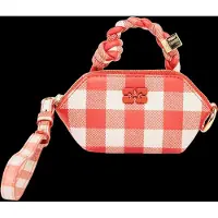 Ganni Vichy Nano Bag - Red - ONE SIZE