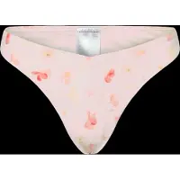 Gina Tricot High Bikini Thong - Cream - XL