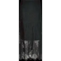 Gina Tricot Lace Skirt - Black - XS
