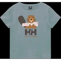 Helly Hansen K Hh Graphic T-Shirt - Blue - 110