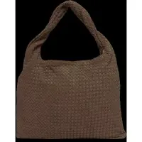 Gina Tricot Braided Large Bag - Khaki green - ONE SIZE