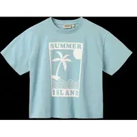Wheat T-Shirt S/S Petri - Blue - 116