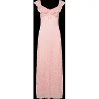Gina Tricot Frill Maxi Dress - Pink - M