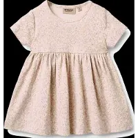 Wheat Jersey Dress S/S Nova - Pink - 68