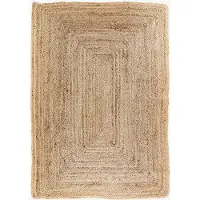 House Nordic Rina - Rug, Braided Jute, Nature 180X240 Cm - 1X180X240CM