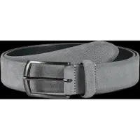 Howard London Suede Leather Belt Zack - Grey - 105