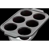 Greenpan Muffincups 6Pcs - Grey - 6 PCS