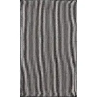 House Doctor Table Runner, Hdblock, Sand, Black - Black - 140X 40CM