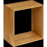 House Nordic Magna - Wall Shelf, Oak, Natural, 30X18X30 Cm - 18X30X30CM