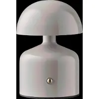 House Nordic Una - Table Lamp, Metal/Plastic, Rechargeable, Grey - Grey - 10X10X13.5CM
