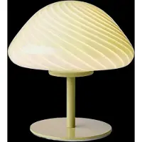 Halo Design Candy Mini Mush Table Lamp, Glass Head, Metal Base - Green - ONE SIZE