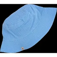 Huttelihut Bucket Hat Muslin - Blue - 52\2-4Y