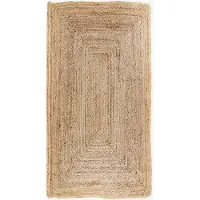 House Nordic Rina - Rug, Braided Jute, Nature 65X135 Cm - 1X65X135CM