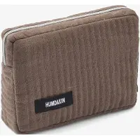 Humdakin Linen Cosmetic Bag - Brown - ONE SIZE