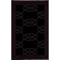 Malina Monogram Jacquard Beach Towel - Black - ONE SIZE