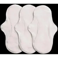 Imse Sanitary Pads Active, Regular, Natural 3-Pack - White - ONE SIZE
