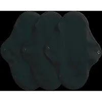 Imse Panty Liners Active, Black 3-Pack - Black - ONE SIZE