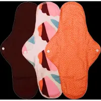 Imse Sanitary Pads Classic Night, Orange Sprinkle 3-Pack - Pink - ONE SIZE