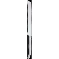 Jean Dubost Laguiole Brød Kniv M. Rustfrit Stål Håndtag - Silver - L30.7CM