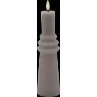 Sirius Home Nordisk Skulptur, Sille Ringet Ø6X22 Cm, Warm Gray - Grey - ONE SIZE