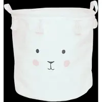 Jabadabado Storage Basket Bunny - White - ONE SIZE