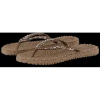 Ilse jacobsen Flip Flops With Rhinestones - Brown - 36
