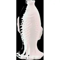 J-Line Solif Fish Long Stnware Wh - White - W13.5CM