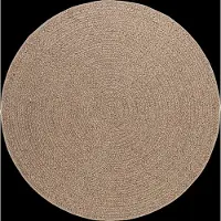 KM Home Natural Circle - Beige - 160X160CM