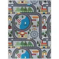 KMCarpets Play Road - Multi/patterned - 120X160CM