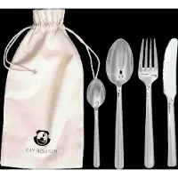 Kay bojesen 4-Dels Bestiksæt - Silver - ONE SIZE