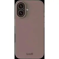 Holdit iPhone 16 Silicone -suojakuori, Mocha Brown