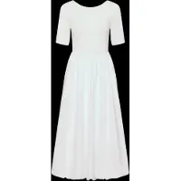 Kaffe Kakirsten 1/2 Sl Dress - White - XL