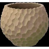 J-Line Flwrpot Dents+Outdoor Tau S - Beige - H28CM