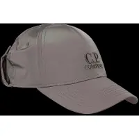 C.P. Company Baseball Cap (Chrome-R Goggle Cap) - Khaki green - L