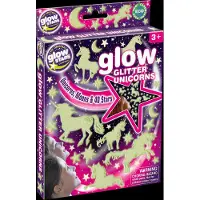 Invento Glow Glitter Unicorns - Multi/patterned - ONE SIZE