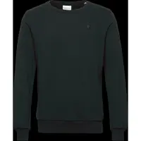 KnowledgeCotton Apparel Erik Basic Badge Sweat - Gots/Vegan - Black - S